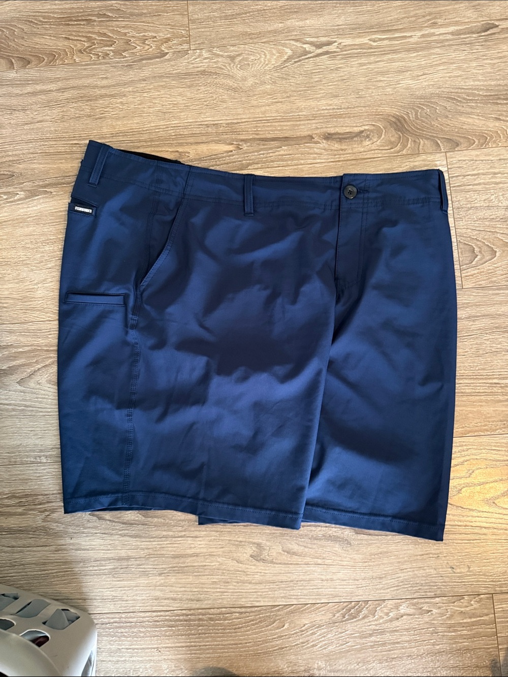 Men's Navy Swim Board Shorts - Classic Quick-Dry